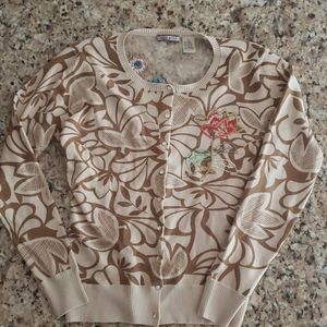 Fall cardigan- sexy sheer back!